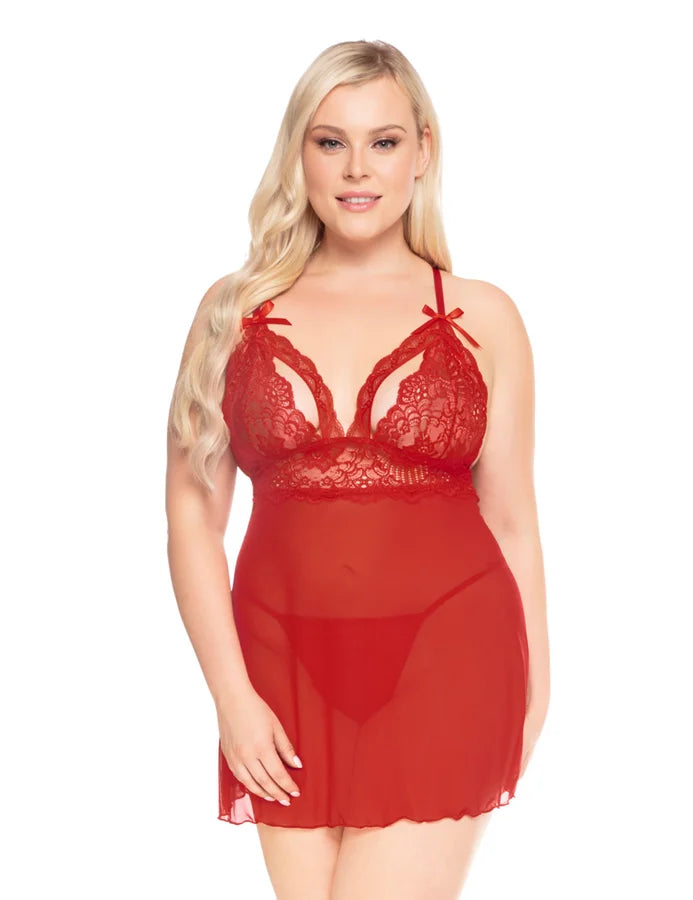 Peekaboo Babydoll with G-String