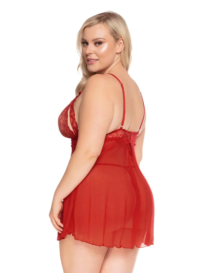 Peekaboo Babydoll with G-String