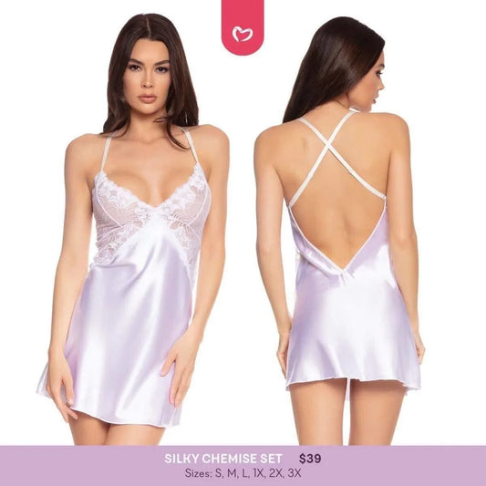 Silky Chemise Set
