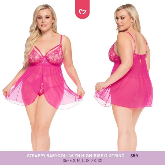 Strappy Babydoll & High-rise G-String