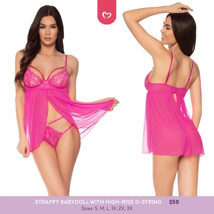 Strappy Babydoll & High-rise G-String